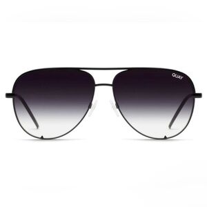 Quay High Key Aviator Black Frame/Fade Lens